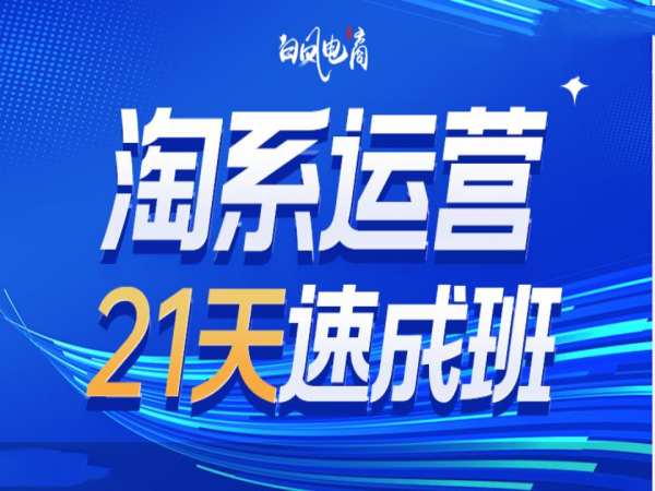 淘系运营21天速成班35期，年前最后一波和2025方向-小艾网创