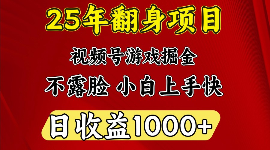 一天收益1000+ 25年开年落地好项目-小艾网创