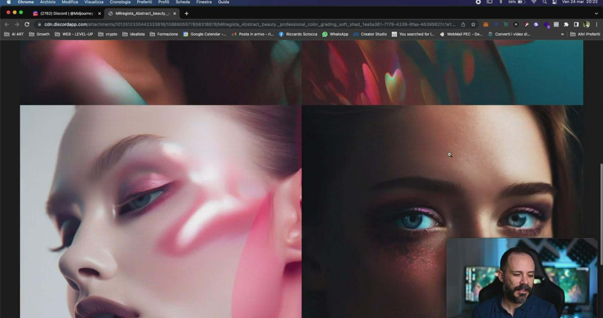 图片[5]-Midjourney AI人工智能创建和销售令人惊叹的海报教程-10节课-中英字幕-小艾网创