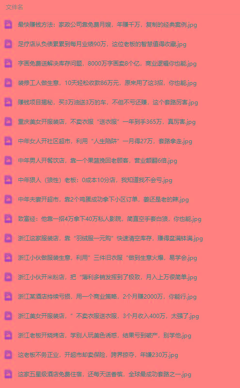 图片[1]-(9607期)真实有效391套商业模式，年入几十到几百万案例解析(电子书+视频+图文)-小艾网创