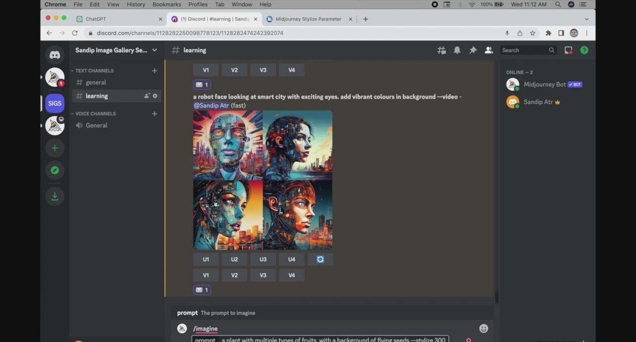 图片[2]-ChatGPT4 和 MidJourney AI 绘画聊天革命性指南教程-33节视频课-中英字幕-小艾网创