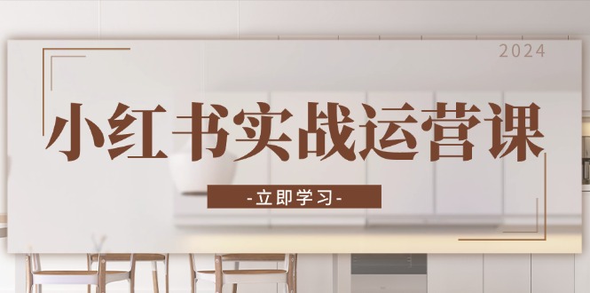 小红书实战运营课：从开通店铺到直播话术，打造爆款笔记与高效直播-小艾网创