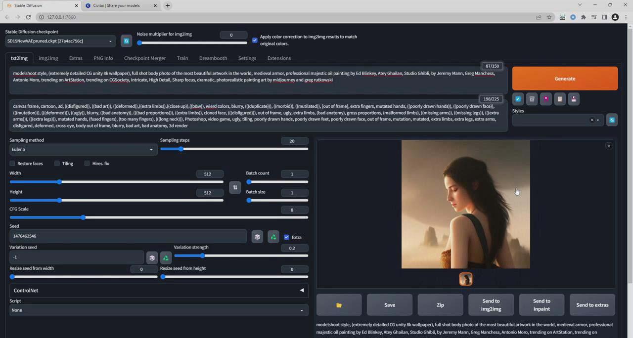 图片[2]-Stable Diffusion 大师班: 利用AI创建艺术图像及视频-31视频课-中英字幕-小艾网创