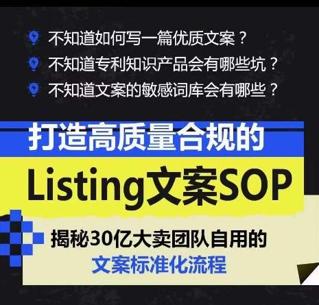 打造高质量合规的Listing文案SOP，掌握亚马逊文案工作的标准化-小艾网创