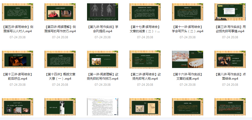 阅读理解及写作技法-小艾网创