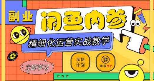 闲鱼精细化运营入门+高阶实战教学，从底层逻辑到轻松变现，多维度玩转闲鱼副业-小艾网创