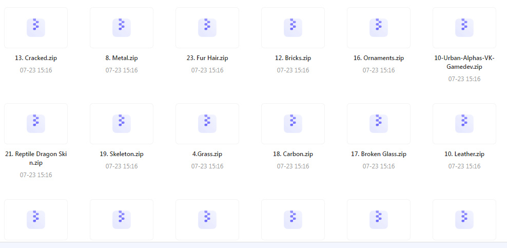 【素材分享】实用教程+素材 Zbrush与Blender表面纹理合集-小艾网创