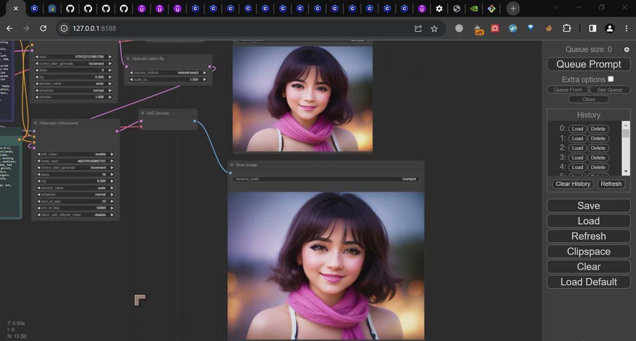 图片[2]-ComfyUI 利用 Stable Diffusion 学习AI GUI 工作流程教程-中英字幕-小艾网创