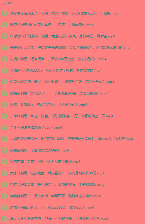 图片[5]-(9607期)真实有效391套商业模式，年入几十到几百万案例解析(电子书+视频+图文)-小艾网创