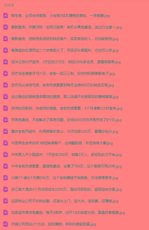 图片[3]-(9607期)真实有效391套商业模式，年入几十到几百万案例解析(电子书+视频+图文)-小艾网创