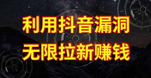 利用抖音链接漏洞，无限拉新赚钱【漏洞原理+操作流程】【揭秘】-小艾网创