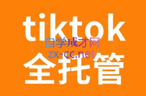 TikTok跨境电商全托管运营模式精品课-小艾网创