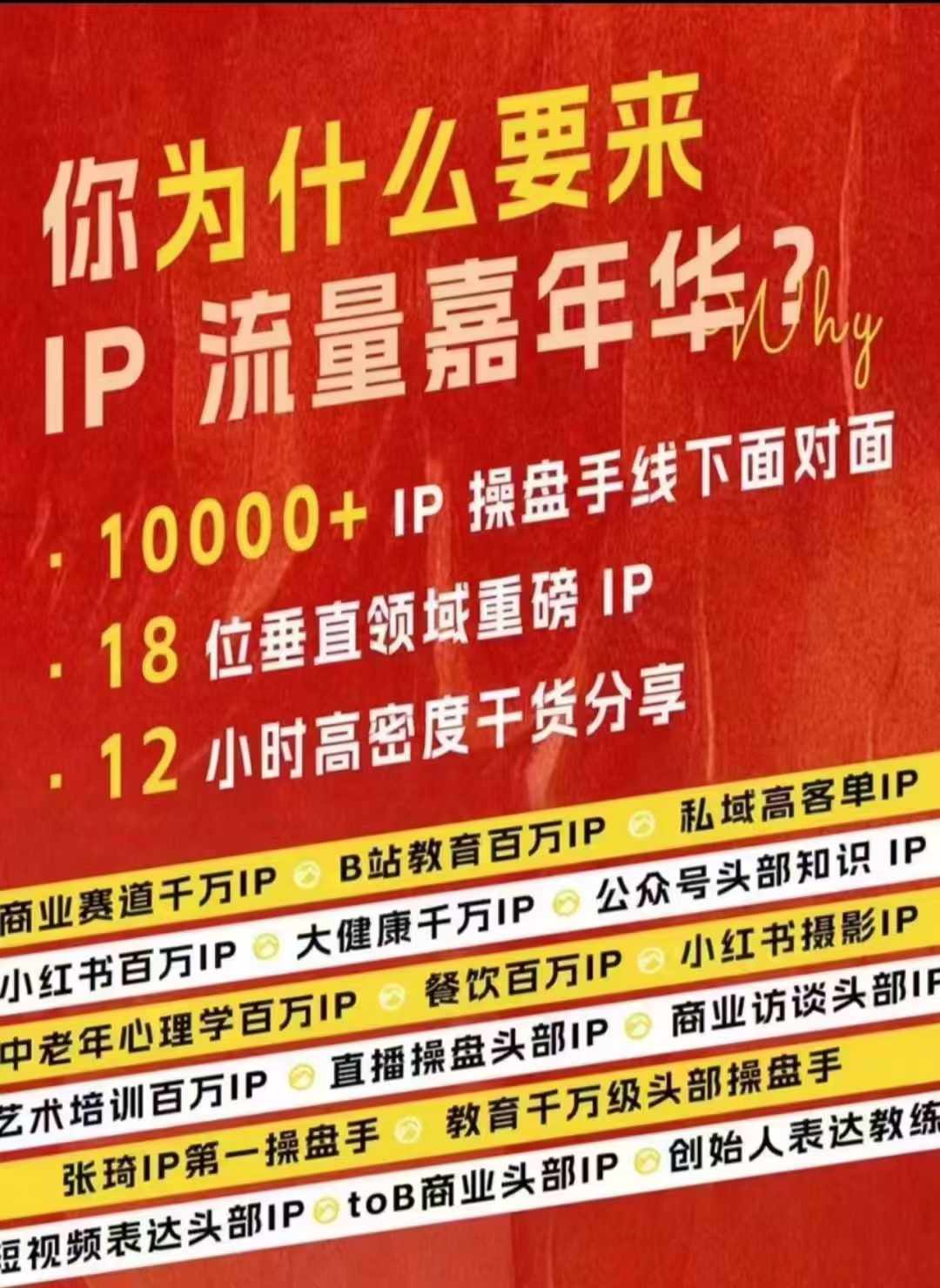 群响IP流量嘉年华，​现场视频+IP江湖2024典藏版PPT-小艾网创